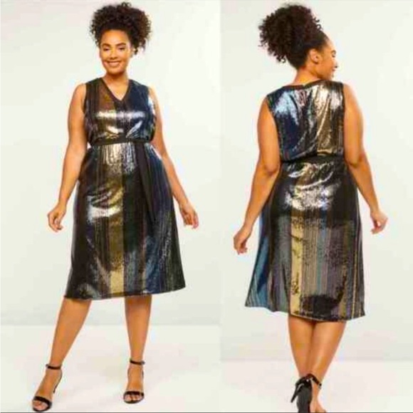 Lane Bryant Dresses & Skirts - NWOT Lane Bryant Sequin Party Gown